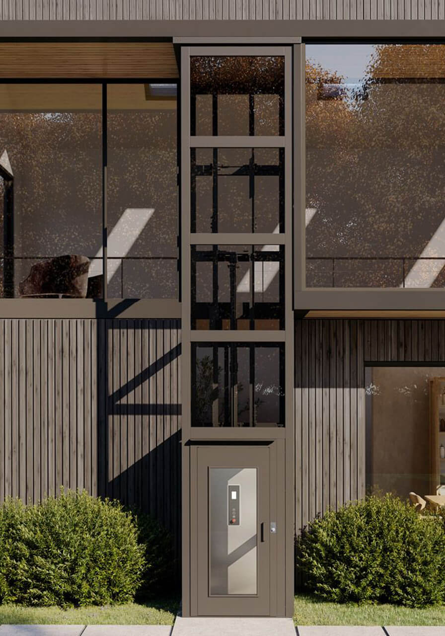 مصعد بدون غرفة ماكينة